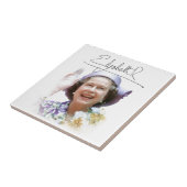 HM Queen Elizabeth II Fliese (Seite)