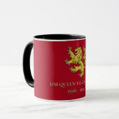HM Queen Elizabeth II. Gedenkveranstaltung Tasse (Vorderseite Links)