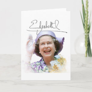 HM Queen Elizabeth II Karte
