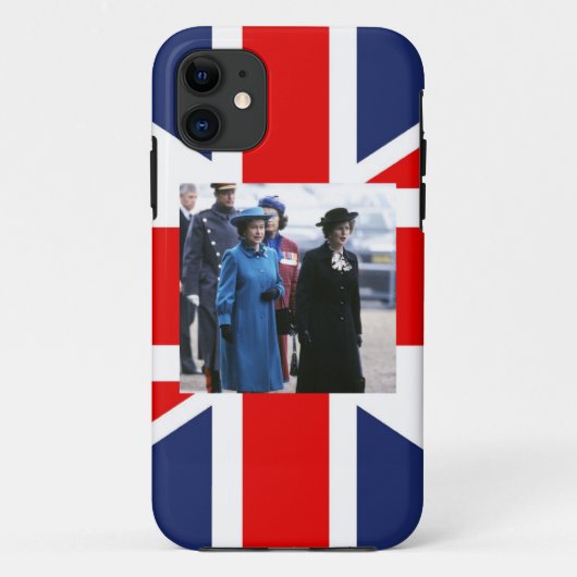 HM Queen Elizabeth II-Margaret Thatcher Case-Mate iPhone Hülle (Rückseite)