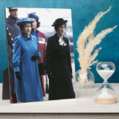 HM Queen Elizabeth II-Margaret Thatcher Fotoplatte (Seite)
