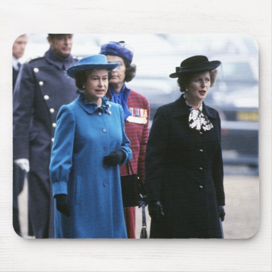 HM Queen Elizabeth II-Margaret Thatcher Mousepad (Vorne)