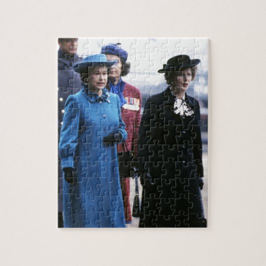 HM Queen Elizabeth II-Margaret Thatcher Puzzle (Vertikal)