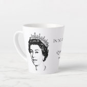 HM Queen Elizabeth II Milchtasse (Linke Ecke)