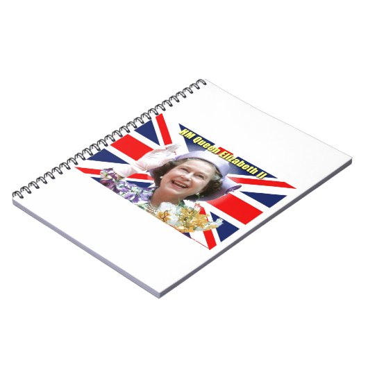 HM Queen Elizabeth II Notizblock (Linke Seite)
