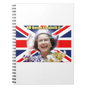 HM Queen Elizabeth II Notizblock