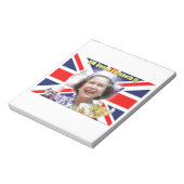 HM Queen Elizabeth II Notizblock (Rotiert)
