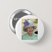HM Queen Elizabeth II Platinum Jubilee Button (Vorne & Hinten)
