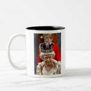 HM Queen Elizabeth II Platinum Jubilee Zweifarbige Tasse
