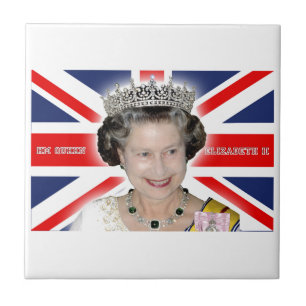 HM Queen Elizabeth II - Pro Foto Fliese