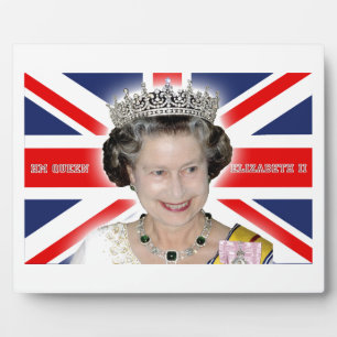 HM Queen Elizabeth II - Pro Foto Fotoplatte