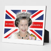 HM Queen Elizabeth II - Pro Foto Fotoplatte (Seite)