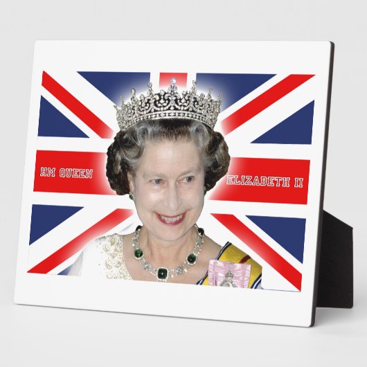 HM Queen Elizabeth II - Pro Foto Fotoplatte (Seite)