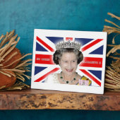 HM Queen Elizabeth II - Pro Foto Fotoplatte (Seite)