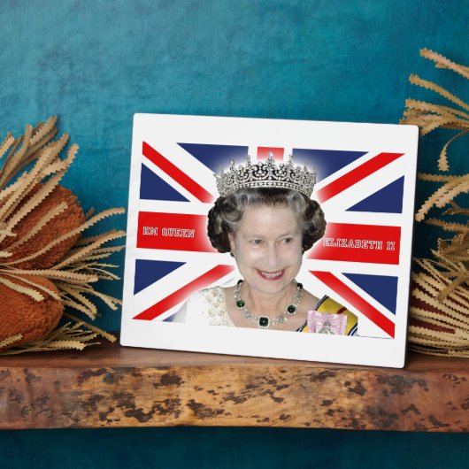 HM Queen Elizabeth II - Pro Foto Fotoplatte (Seite)