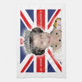 HM Queen Elizabeth II - Pro Foto Handtuch (Vertikal)