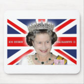 HM Queen Elizabeth II - Pro Foto Mousepad (Vorne)