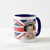 HM Queen Elizabeth II - Pro Foto Tasse (VorderseiteRechts)