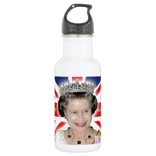 HM Queen Elizabeth II - Pro Foto Trinkflasche