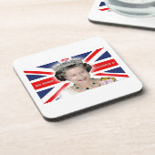 HM Queen Elizabeth II - Pro Foto Untersetzer (Linke Seite)