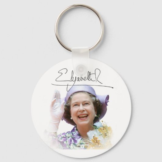 HM Queen Elizabeth II Schlüsselanhänger (Vorderseite)