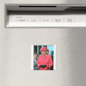 HM Queen Elizabeth II Warrington 2012 Beruflich Magnet (In Situ (Geschirrspüler))