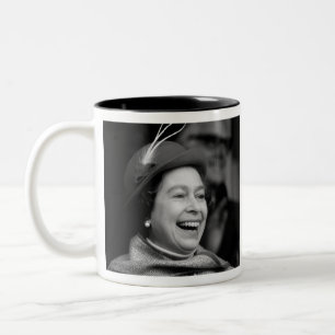 HM Queen Elizabeth II Windsor 1972 Beruflich Ph Zweifarbige Tasse
