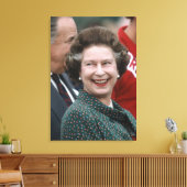 HM Queen Elizabeth II Windsor 1986 Leinwanddruck (Insitu (Wohnzimmer))