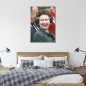 HM Queen Elizabeth II Windsor 1986 Leinwanddruck (Insitu (Schlafzimmer))