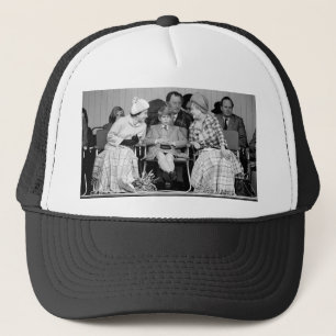 HM Queen Elizabeth, The Queen Mum, Prinz Edward Truckerkappe
