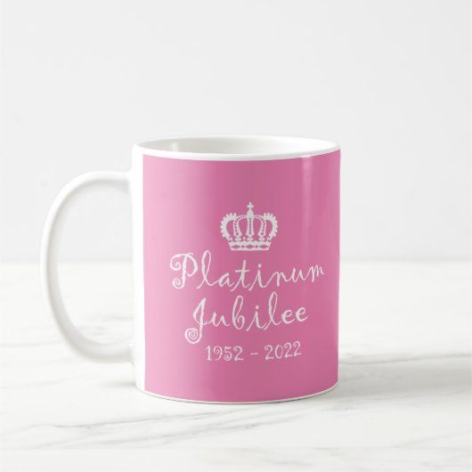 HM Queen Platinum Jubilee Coffee Tasse (Links)