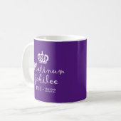 HM Queen Platinum Jubilee Coffee Tasse (Vorderseite Links)