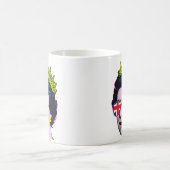 HM Queen Pop Art Modern Platinum Jubilee Kaffeetasse (Mittel)