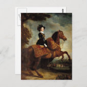 HM Queen Victoria Postkarte (Vorne/Hinten)