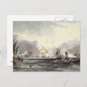 HM Ships Imogene und Andromache durch den Batter Postkarte (Vorne/Hinten)