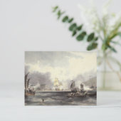 HM Ships Imogene und Andromache durch den Batter Postkarte (Stehend Vorderseite)