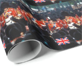 HM The Queen Elizabeth II Prinz Philip London Geschenkpapier (Rolleneckpunkt)
