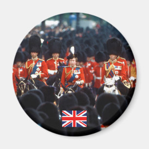 HM The Queen Elizabeth II Prinz Philip London Magnet
