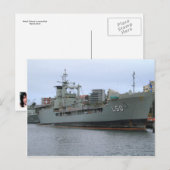 HMAS Tobruk Postkarte (Vorne/Hinten)