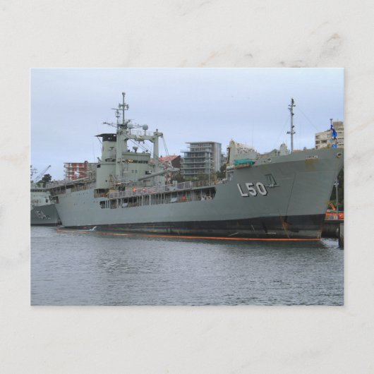 HMAS Tobruk Postkarte (Vorderseite)