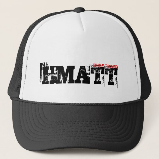 HMATT TRASHED ART TRUCKERKAPPE (Vorderseite)