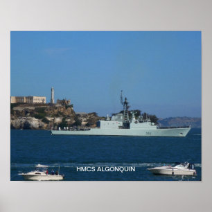 HMCS Algonquin Poster