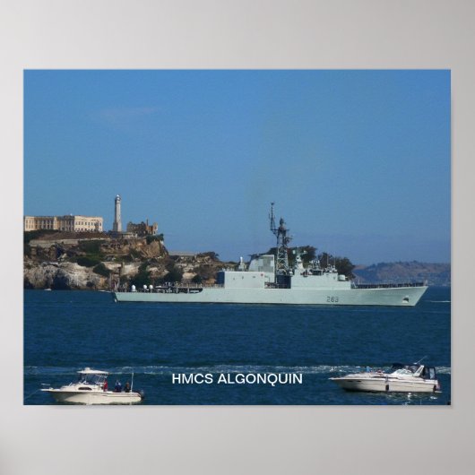 HMCS Algonquin Poster (Vorne)