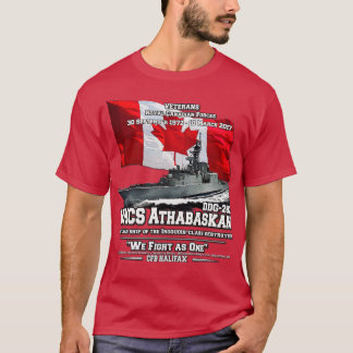 HMCS Athabaskan Royal Canadian's Veteran T-Shirt