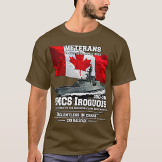 HMCS Iroquois Royal Canadian Veterans T-Shirt