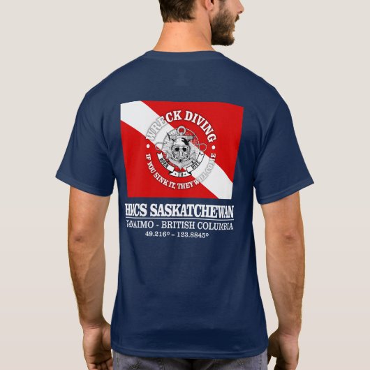 HMCS Saskatchewan (beste Wracks) T-Shirt (Rückseite)