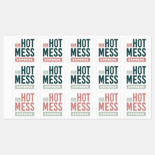 HME Waterproof Stickers Etiketten (Blatt)