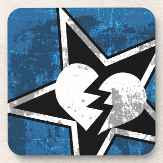 HMG harte Plastikgetränk-Untersetzer (6, Blaue) Untersetzer