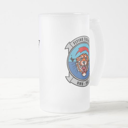 HMH-361 "das Flying Tigers " Mattglas Bierglas (VorderseiteRechts)