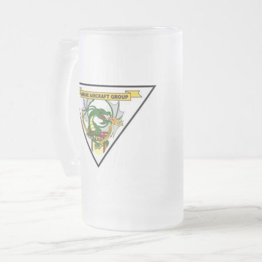 HMH-361 "das Flying Tigers " Mattglas Bierglas (Vorderseite Links)